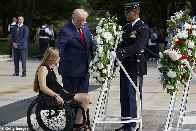 Maher criticized Trump for his debacle at Arlington Cemetery, where a member of Trump's team and a cemetery employee clashed.