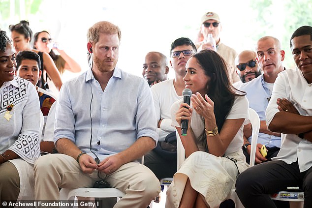 The Duke and Duchess of Sussex undertook a quasi-royal tour of Colombia last month.