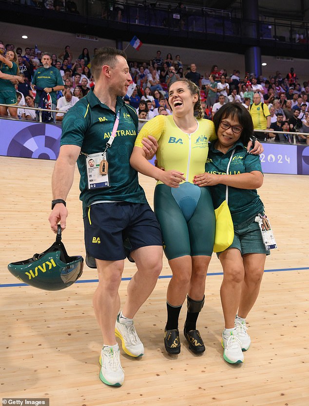 An emotional Reid backed her performance at the Tokyo Olympics in Paris