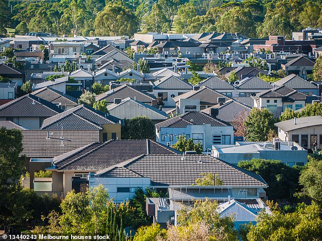 The home price index from real estate appraisal firm PropTrack revealed that national home prices are now 6.16 percent higher than a year ago, after rising 0.22 percent to hit a new peak in August (file image)