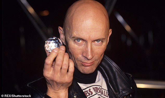 It's... Richard O'Brien! The creator looked completely different compared to his days as host of The Crystal Maze.