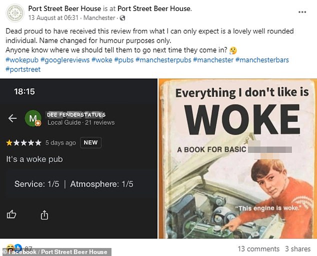 On its Facebook page, Port Street Beer House, known for its wide selection of craft and draft beers, posted the screenshot along with Gloria Gaynor's hit. "I will survive."