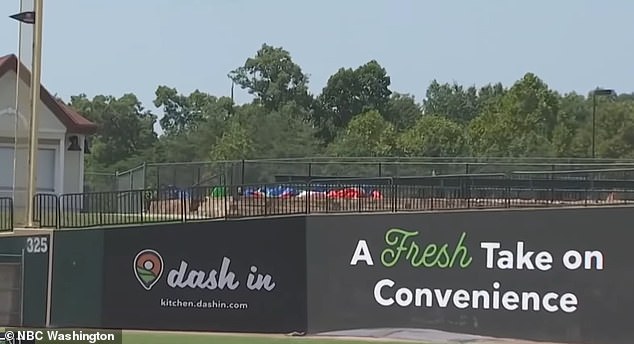 The accident happened at Regency Furniture Stadium in Waldorf on Friday night, where families had gathered to watch the Southern Maryland Blue Crabs play.