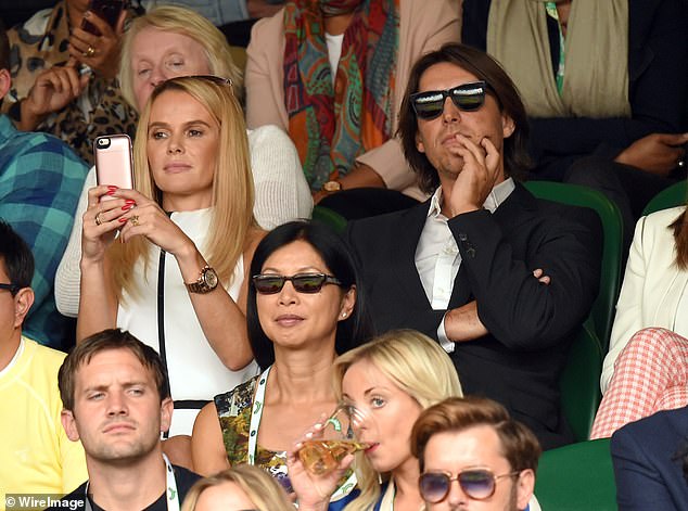 Amanda is one of the biggest names in showbiz, but she and Chris have only been seen in public a handful of times (pictured at Wimbledon in 2016).