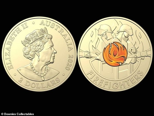 The $2 coin without the rare printing error is shown in the image.