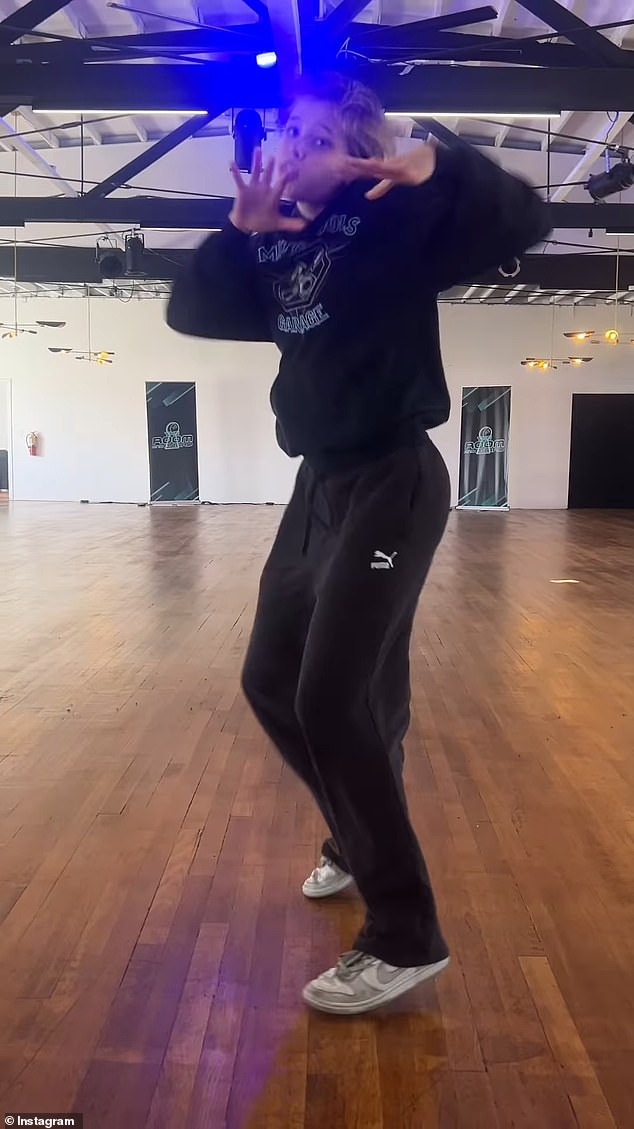 Her instructor, choreographer Kolanie Marks, shared a video on Instagram showcasing her student's latest achievements.