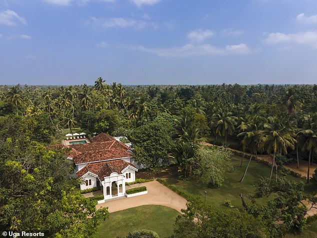 On Fiona's tour, Uga Riva, 'a sensitively restored 180-year-old mansion' (above) in Negombo, is her first stop.