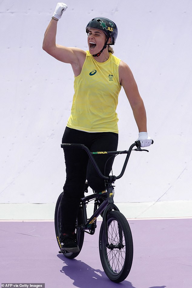 Persistence paid off for Diehm when she made history as the first Australian woman to win a BMX freestyle medal at a major competition.