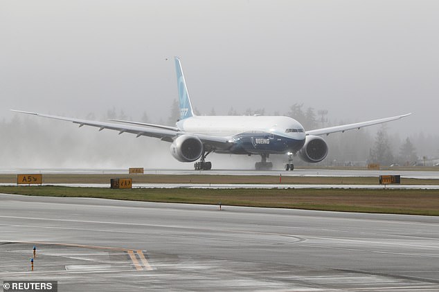 The plane, seen here during a test flight in 2020, was due to enter commercial service that year but has been repeatedly delayed.