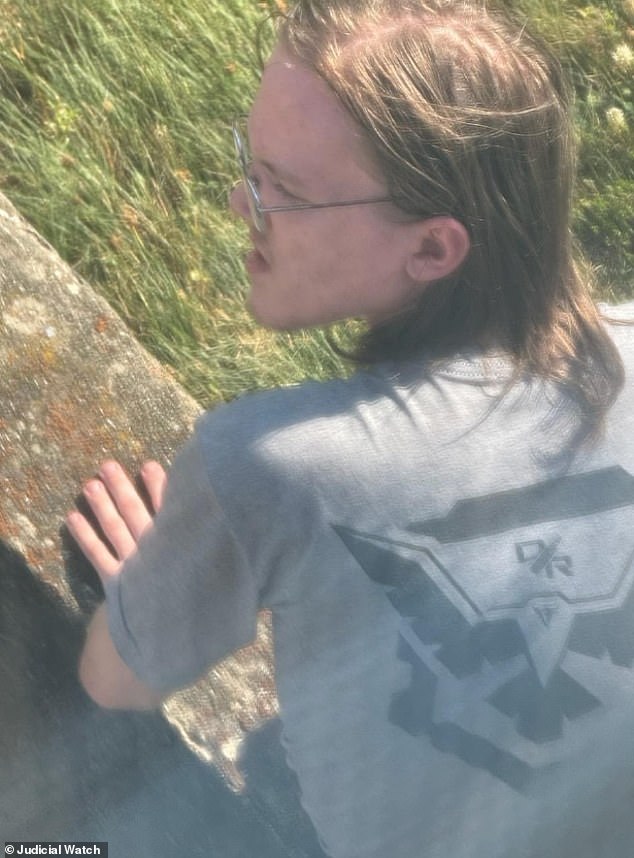 The other image captured the moment Crooks turned over his shoulder while sitting in the same position, though it's unclear what triggered the turn or whether he was perhaps talking to someone behind him.