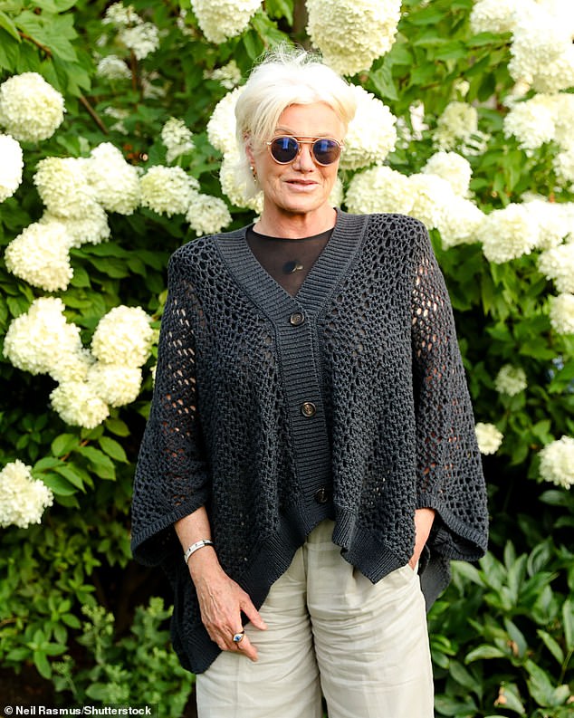 Deborra-Lee was spotted looking relaxed as she mingled with guests at The Intimate Evening in the Hamptons party, hosted by luxury designer Brunello Cucinelli and Wölffer Estate winery in Sagaponack, New York.