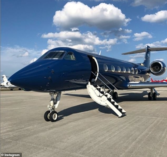 The plane Trump was traveling on is the same one Jeffrey Epstein was arrested on when he landed at Teterboro Airport in New Jersey in 2019.