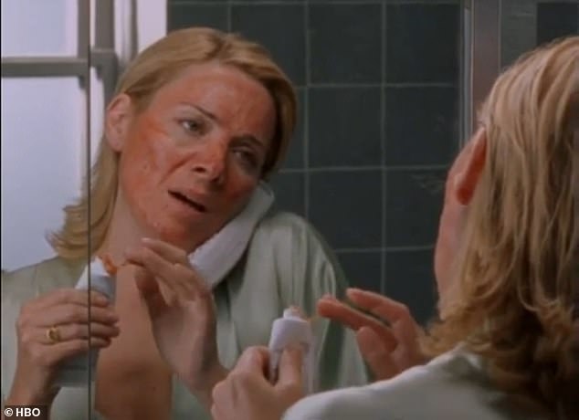 In the popular television series Sex and the City, the character Samantha Jones deals with the unpleasant consequences of a chemical peel gone wrong.