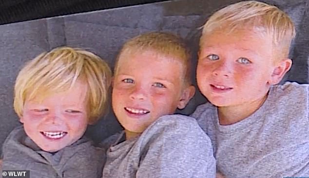 Doerman admitted to shooting and killing his sons Clayton, 7, Hunter, 4, and Chase, 3, at their family home in Monroe Township, 20 miles east of Cincinnati on June 15, 2023.