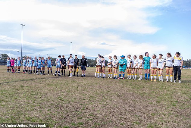 Aurelia's Umina United WPL team played against Woongarrah FC to honour Aurelia at Umina Oval