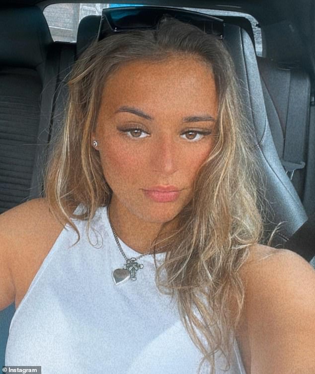 The stunning football star moved in with Grace after their first date because she 