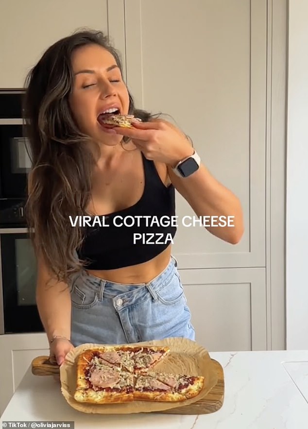 Olivia Jarvis from the UK even used cottage cheese to make her pizza base, saying it added protein to one of her favourite treats.