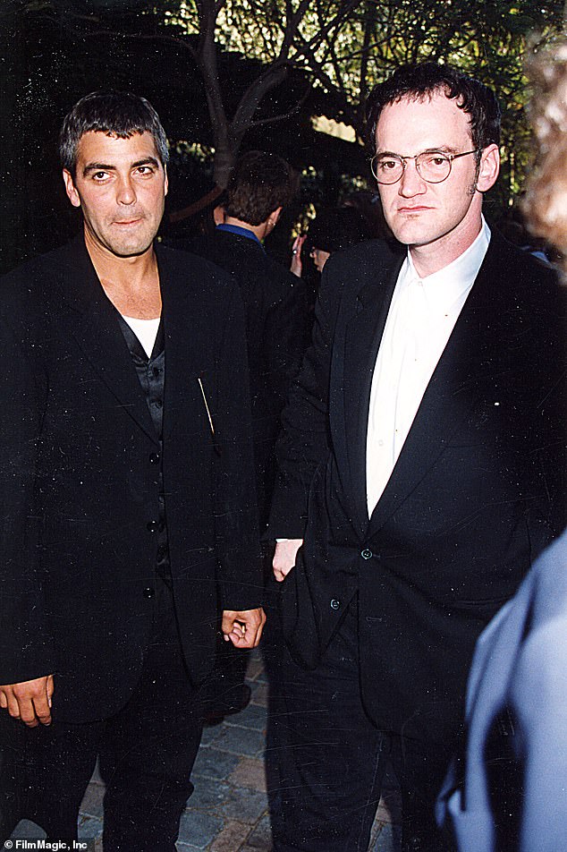 Despite their past collaboration and illustrious career both in front of and behind the camera, Quentin has reportedly had some negative things to say about George lately, and the heartthrob was not impressed at all (George and Quentin pictured in 1995).