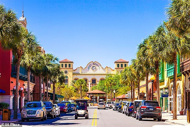 The Villages is considered the largest retirement community in the world and has a picturesque main street.