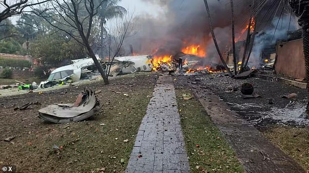 Voepass Airlines Flight 2283 crashed on Friday in Vinhedo, a city in the state of São Paulo, southeastern Brazil.