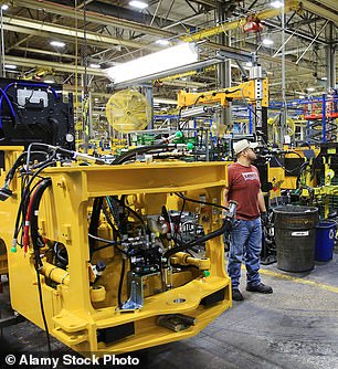 At the beginning of the year, John Deere employed about 22,600 salaried and production workers in Iowa and Illinois.