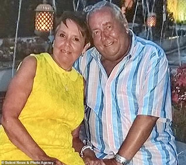 The 73-year-old man (right), who is in remission from prostate cancer, tried to access his hospital records but he and his wife Susan (left) were left 