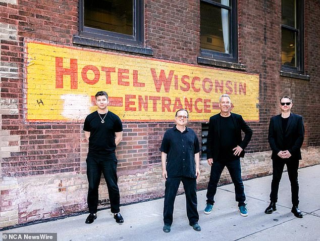 Violent Femmes (pictured) will also take to the stage 41 years after their hit Blister In The Sun