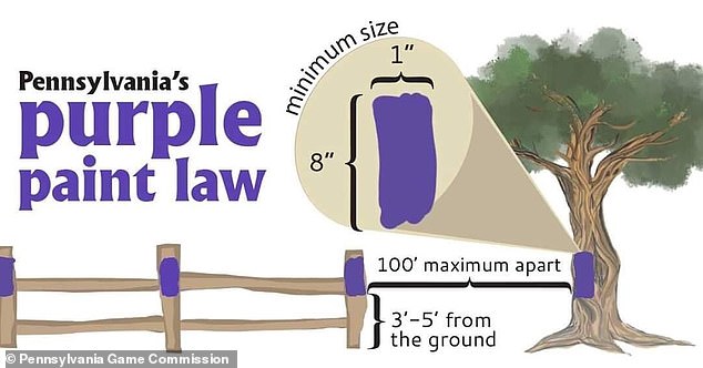 Many states stipulate how far apart these markings must be. Pennsylvania law states that they must be 100 feet apart at most.