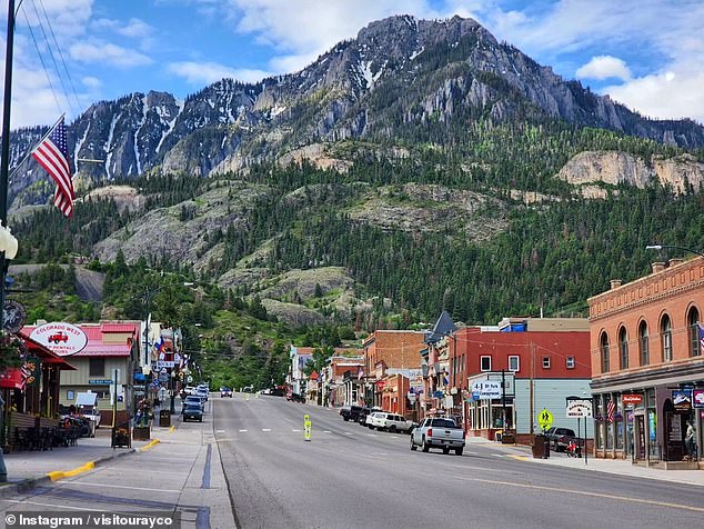 This adventure-filled town, still located in Colorado, is known as Ouray. The picturesque area is filled with expansive cliffs and beautiful waterfalls.