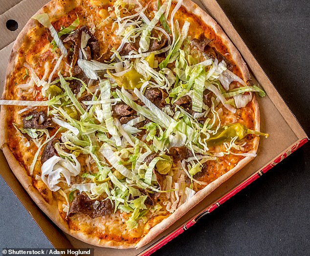 Sweden's 'kebabpizza' is a popular choice served with doner meat, kebab sauce and salad.