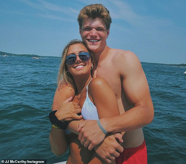 The 10th overall pick, pictured with fiancée Katya Kuropas, needed a complete meniscus repair.