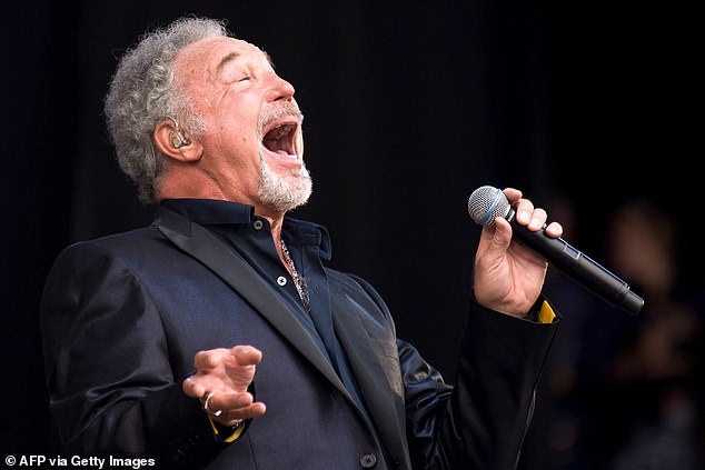 Among well-wishers who left messages of support for John was music superstar Tom Jones, the Herald Sun reported on Saturday (pictured from 2009).