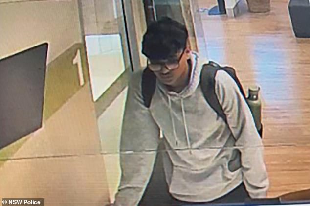 New South Wales Police have released CCTV images of Krishank seen in Sydney on Tuesday