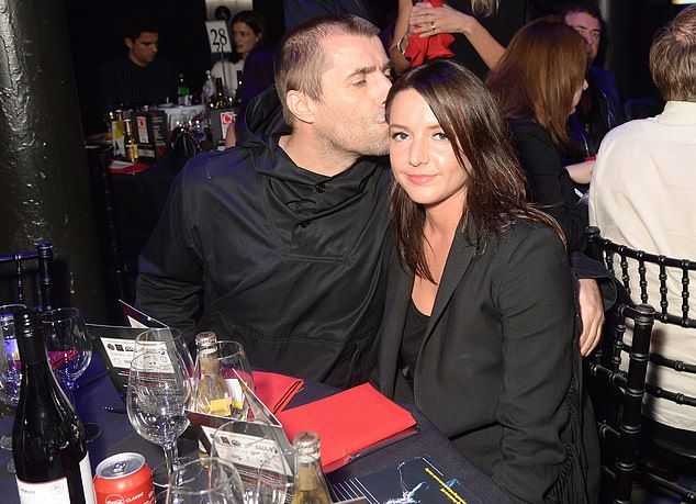 Liam Gallagher and Debbie Gwyther attend the Q Awards in London in 2017