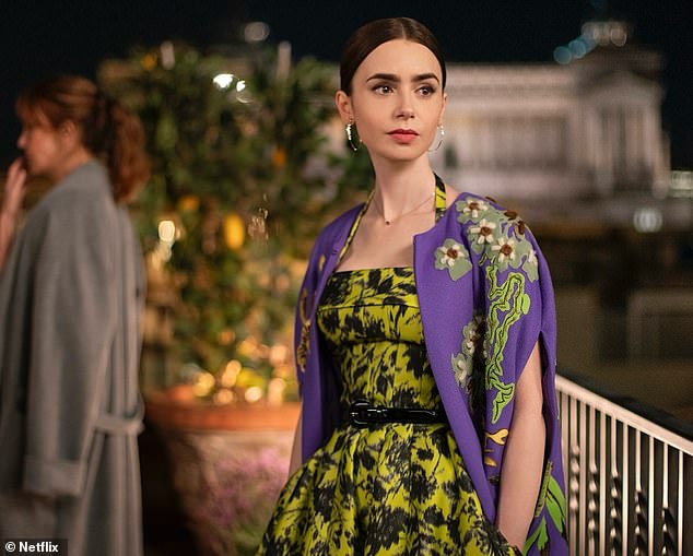 The costume department seemed to be inspired by old Hollywood glamour with the fashions for the sequel. A green and black dress with a halterneck top and an A-line skirt seemed to pay homage to the looks from the classic film Three Coins in a Fountain.