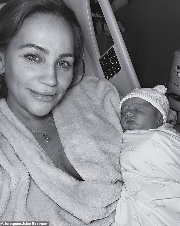 The former reality star had earlier posted a series of cute baby and family snaps on Instagram on Thursday.