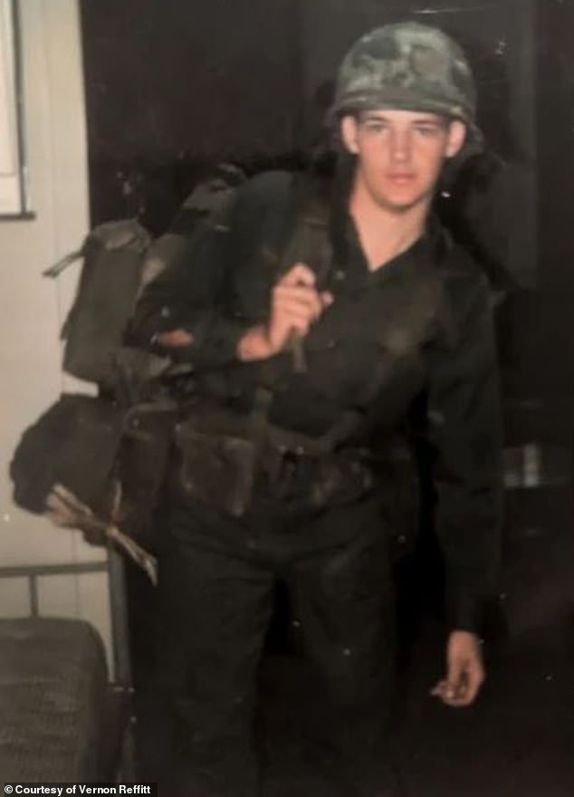 Vernon Reffitt, now 62, is owed $30,000, a sum provided to him by the U.S. Army in 1992. He is shown here during his tenure as a military policeman around 1980.