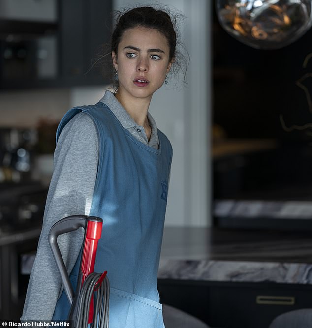 In the show, Margaret Qualley plays Alex, a down-on-his-luck single mother who works as a housekeeper to make ends meet while fighting to retain custody of her daughter.