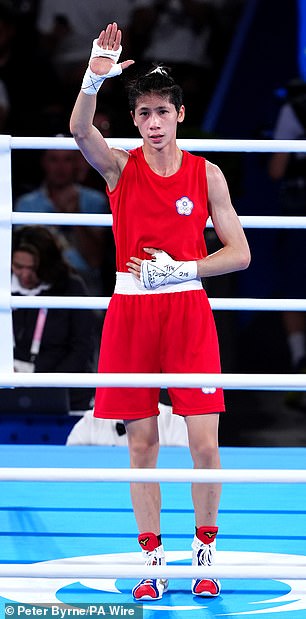 Boxer Lin Yu Ting, who has been involved in a controversial fight over gender issues