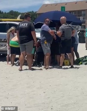 Bathers rushed to help after witnessing the fatal incident