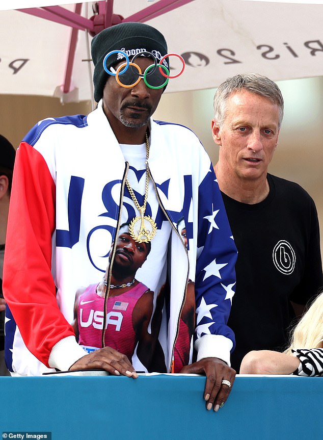 Snoop Dogg and American skateboarder Tony Hawk were two of the many celebrities who watched Keegan Palmer win back-to-back golds.