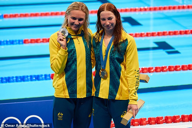 Mollie O'Callaghan (right) and Ariarne Titmus finished with gold and silver in the 200m freestyle final, in what many have called a 