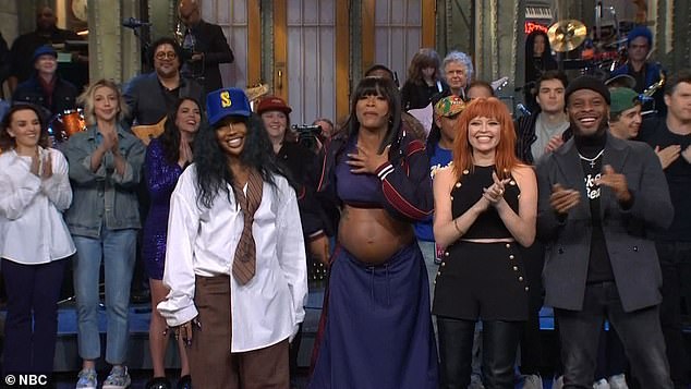 It's unclear if SZA has already wrapped her acting role in TriStar Pictures' upcoming buddy comedy alongside Keke Palmer (M), whom she met while performing on NBC's Saturday Night Live in 2022.