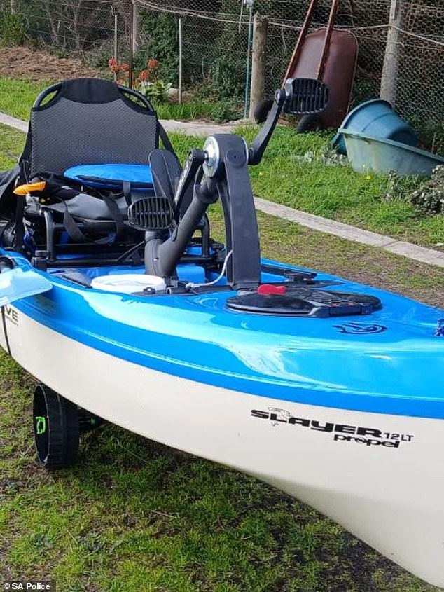 The search continues for a man who has not been seen or heard from since he set out on a kayaking trip on Monday. Police have released a photo of the man's blue kayak