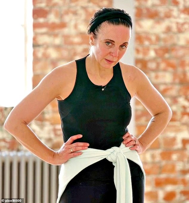 The former Sherlock actress has made an official complaint about her Italian dance partner after leaving the BBC show (Amanda pictured during Strictly rehearsals)