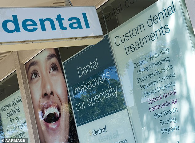 In an oral health survey of 25,000 people, 61 percent had delayed dental treatment in the past 12 months, with affordability accounting for 63 percent of the reason (stock image)