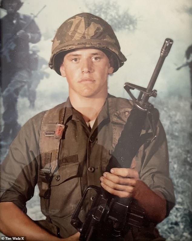 Republicans accuse Minnesota Gov. Tim Walz of taking a leave of absence from his National Guard unit in 2005 to begin his political career just before the unit was deployed to Iraq. He served 24 years after enlisting at age 17.