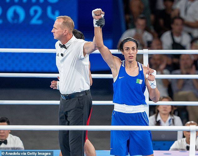 Algeria's Imane Khelif is in contention for the gold medal in boxing in the welterweight division.