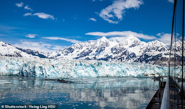 Michael says the massive Hubbard Glacier, seen here, is 