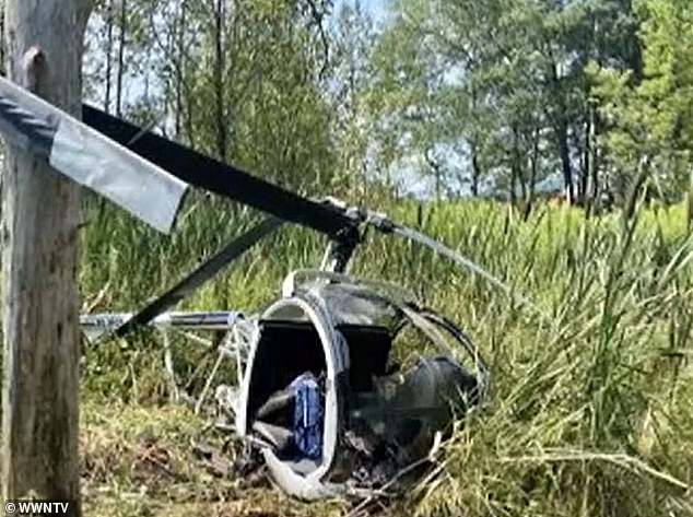 Investigators identified the culprit as a nest built by potter wasps inside the helicopter's gas tank vent pipe.